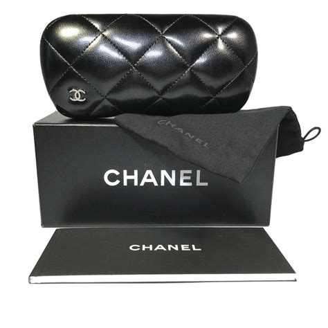 chanel ad glasses case|chanel eyeglass case and pouch.